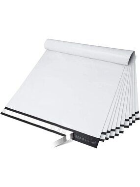 Large 19x24" Poly Mailers - 50 Pack, Durable Shipping Bags for Clothing